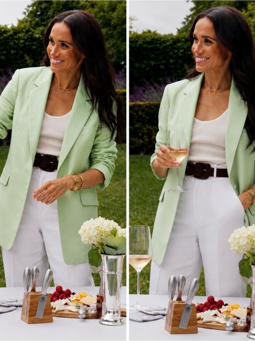 Gauge81 Oversized Blazer Jacket  Luxury Designer Outerwear Meghan Markle Chic